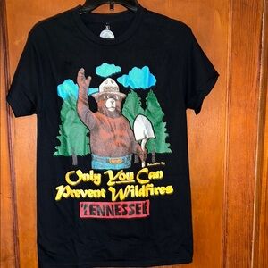 Black Smoky the Bear Graphic Tee